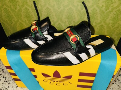 Women s Gucci X Adidas Princetown Mules US 7