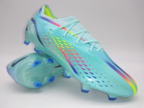 Adidas Mens Rare X Speedportal.1 FG GW8427 Blue Grey Soccer Cleats