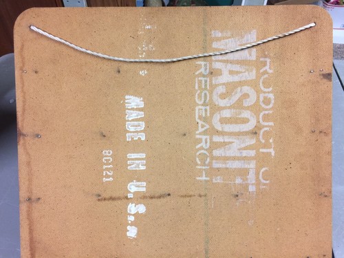 Vintage Wooden Thread Spool Rack Holder Wall Mount 35 Pegs, 30 Spools Of Thread