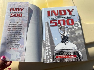 Indy 500 An American Icon Book Hardcover NEW Julie Studer Indy500 Racing IndyCar