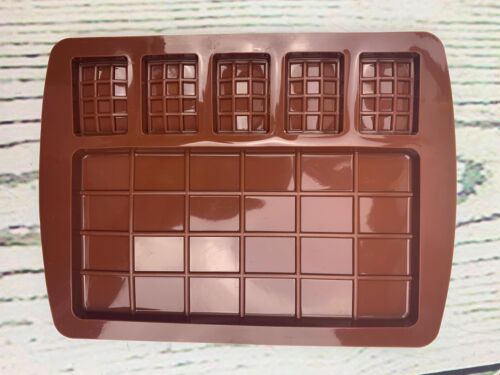 2Pcs Break Apart Chocolate Molds Thin Mini Chocolate Tray for ...