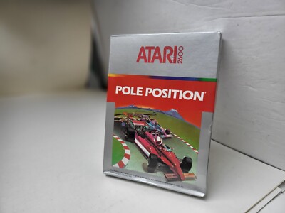 POLE POSITION GAME NEW FACTORY SEALED W/CREASED BOX FOR ATARI 2600 USA NTSC #i8