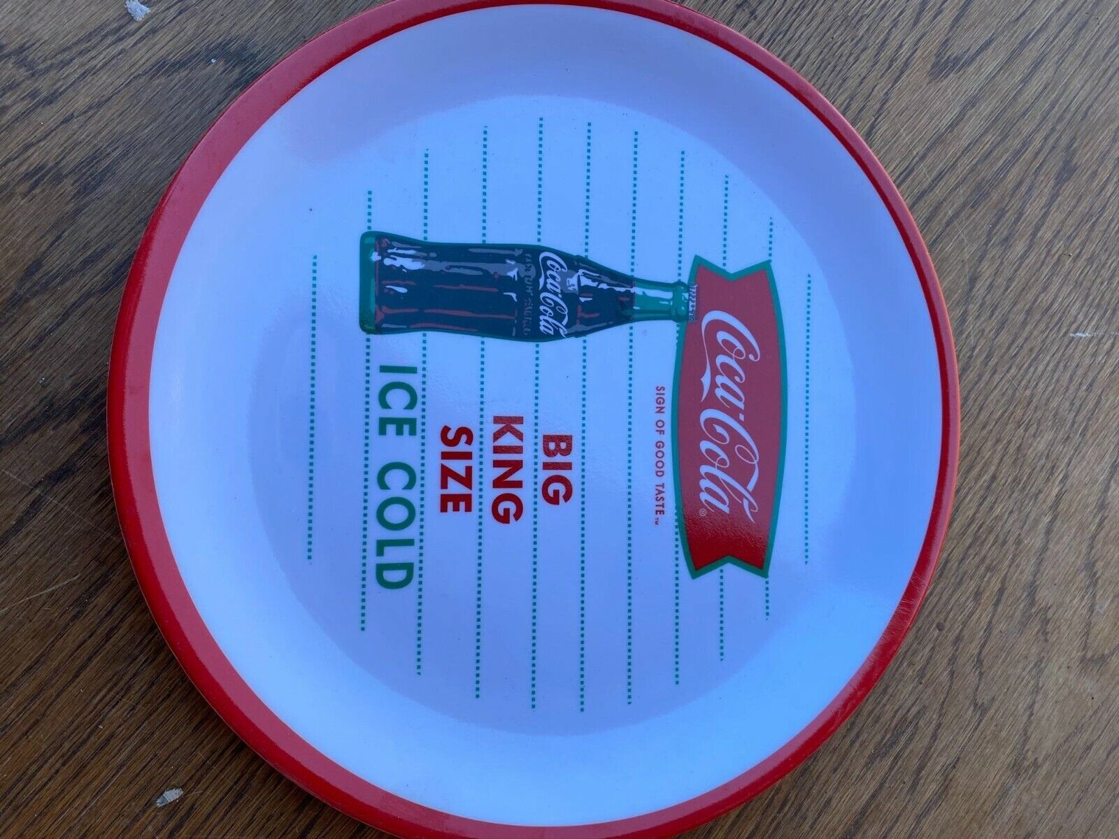 Coca Cola Melamine Plate kitchen tableware serving collectible