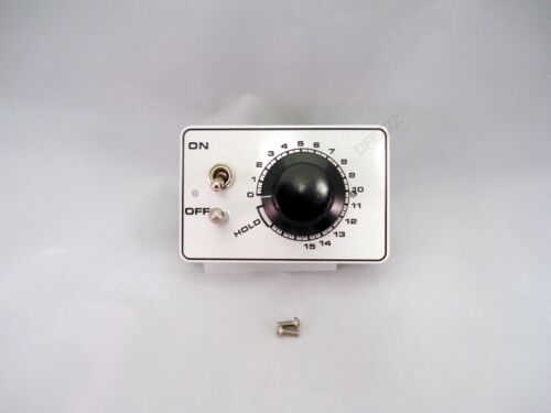 HOBART MIXER SWITCH ON OFF & TIMER (Etched) CONTROL PLATE  A200T. Safety Stud