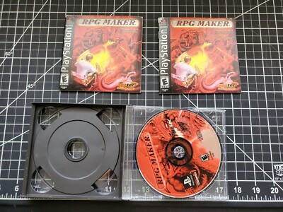 RPG Maker (PlayStation 1, 2000) PS1 Game Disc and  manuals Only Good Condition