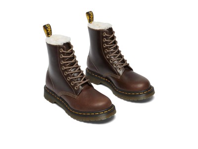 Женские ботинки Dr. Martens 1460 Serena на шнуровке с подкладкой из искусственного меха