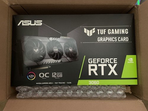 ASUS TUF GAMING GeForce RTX 3060 OC 12GB GDDR6 Graphics Card