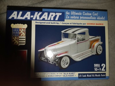 DESIGNED by GEORGE BARRIS ALA-KART CUSTOM CAR Plastic Model Kit Scale 1/25