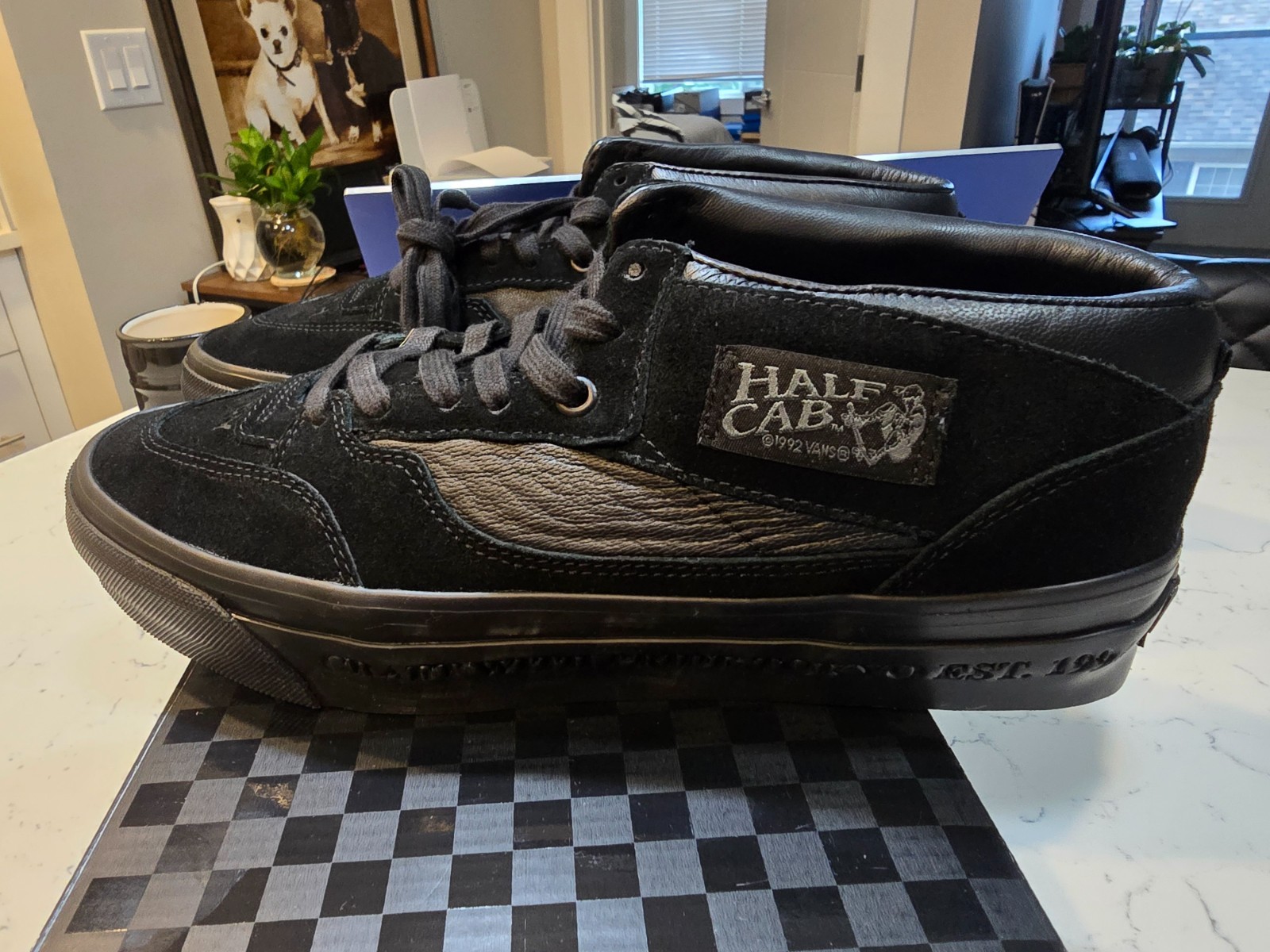 NEIGHBORHOOD × OTW by Vans Half Cab 33 Black VN000EFYBLA