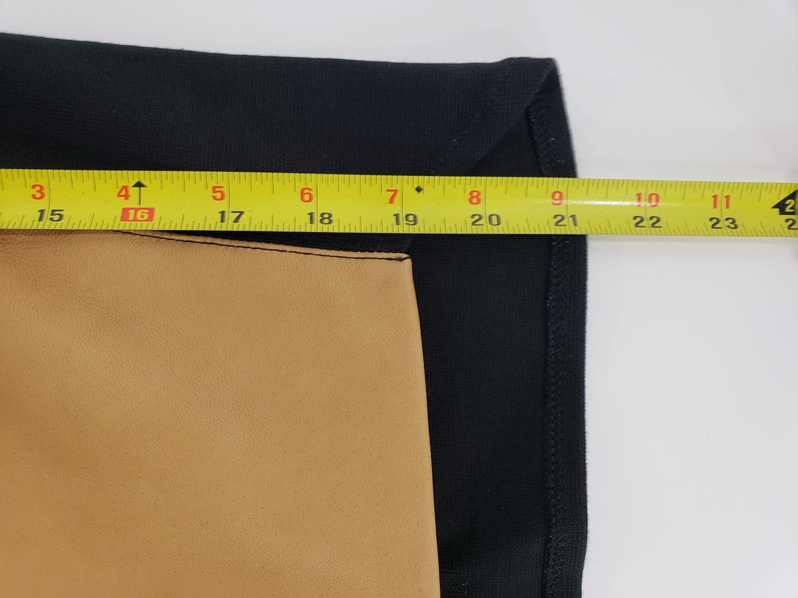 Women's 100% Lambskin Cotton&Spandex Leather Skirt Love,Zosey Sz Med USA W28 L21