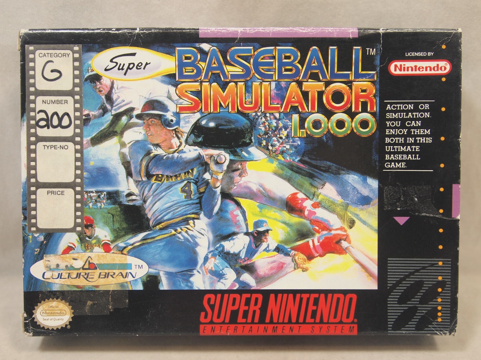 スーパーファミコン - SFC★SUPER BSAEBALL SIMULATOR 1000 SNES $_57.JPG?set_id=880000500F