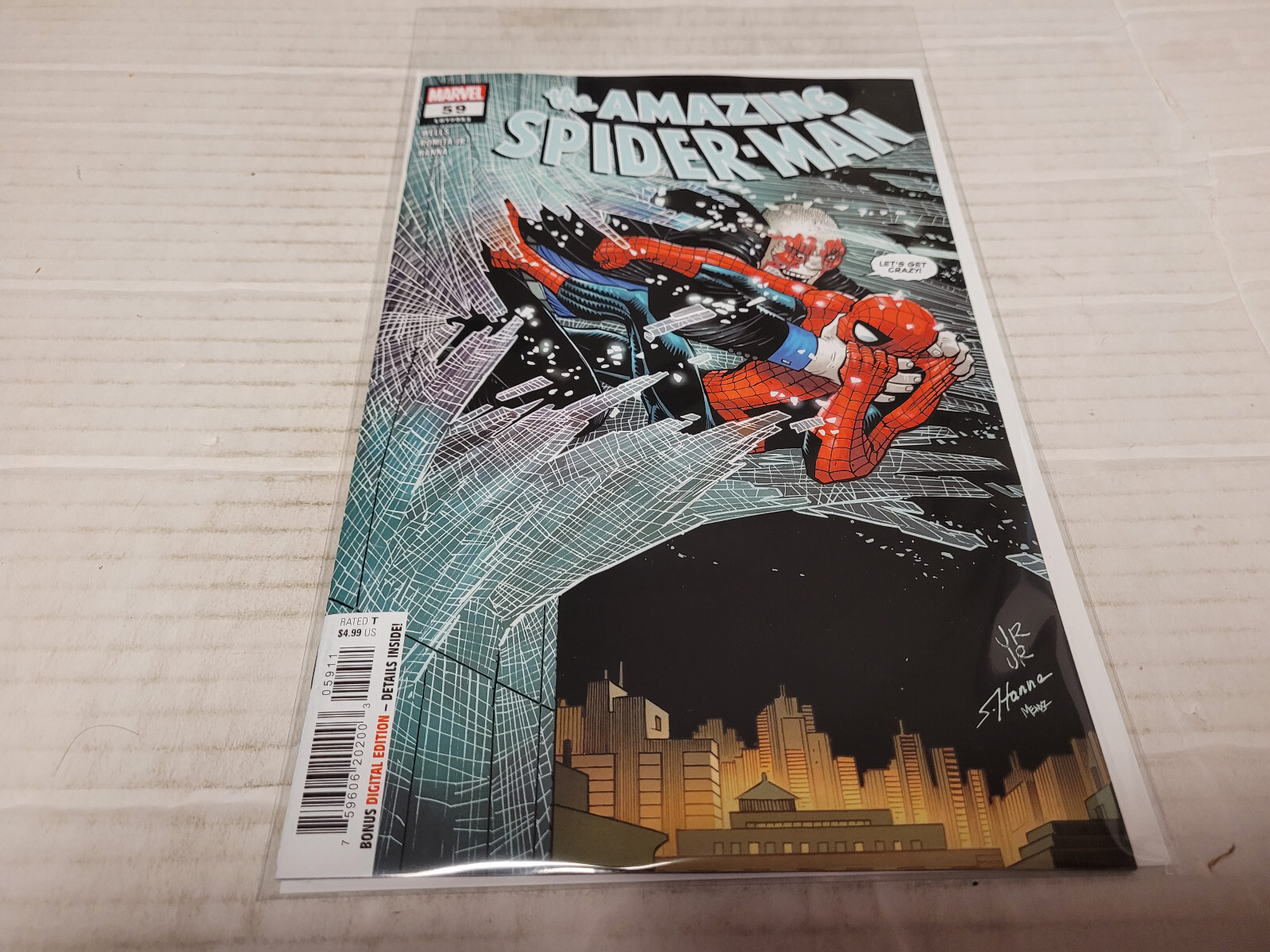 アメコミリーフ】Amazing Spiderman サインド アメコミリーフ