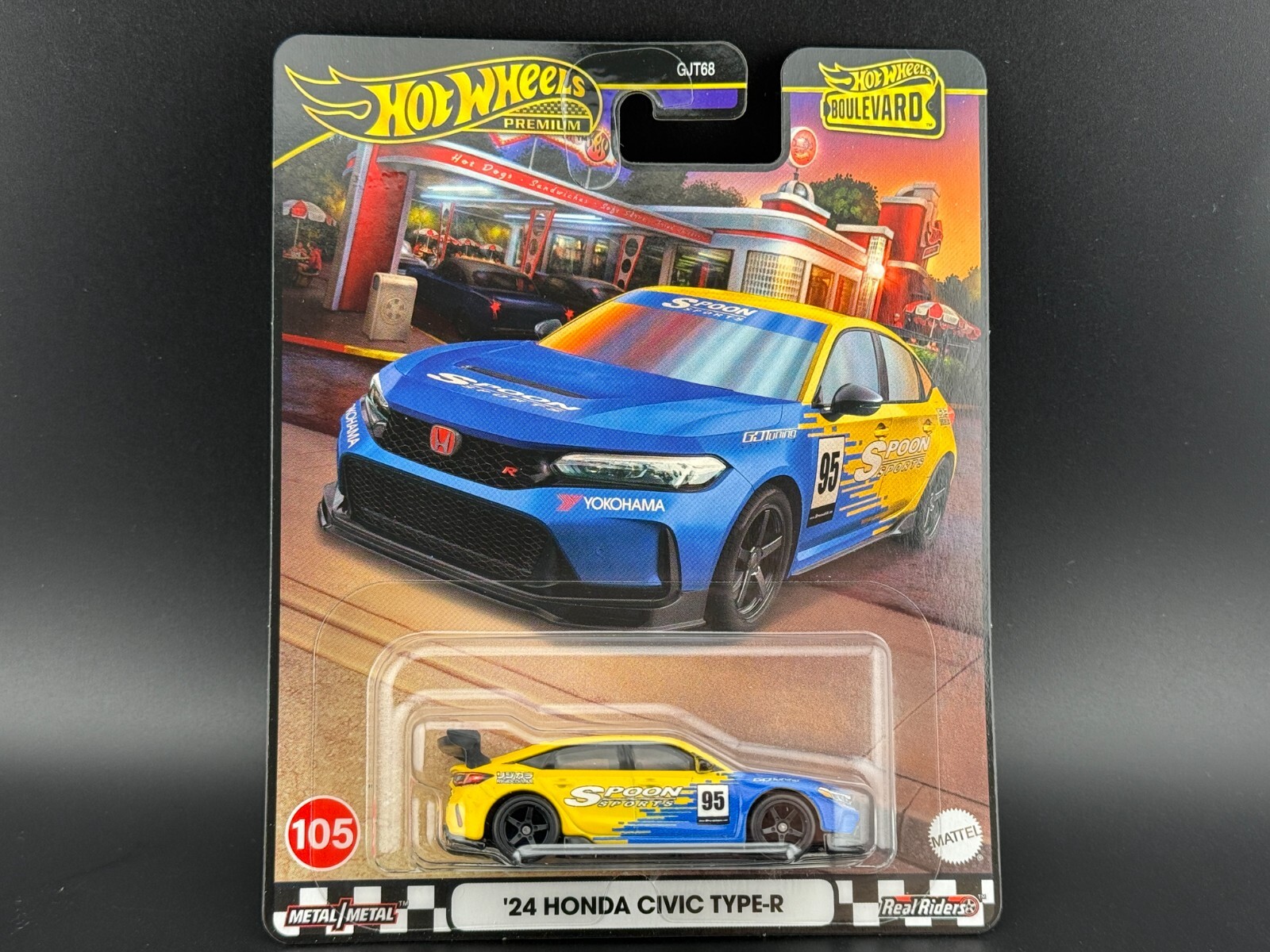 ホットウィール　スプーン　シビック　FL5 HONDA civic TYPE R Hot Wheels Honda Civic Type R 2024 by SPOON FL5 Boulevard 1