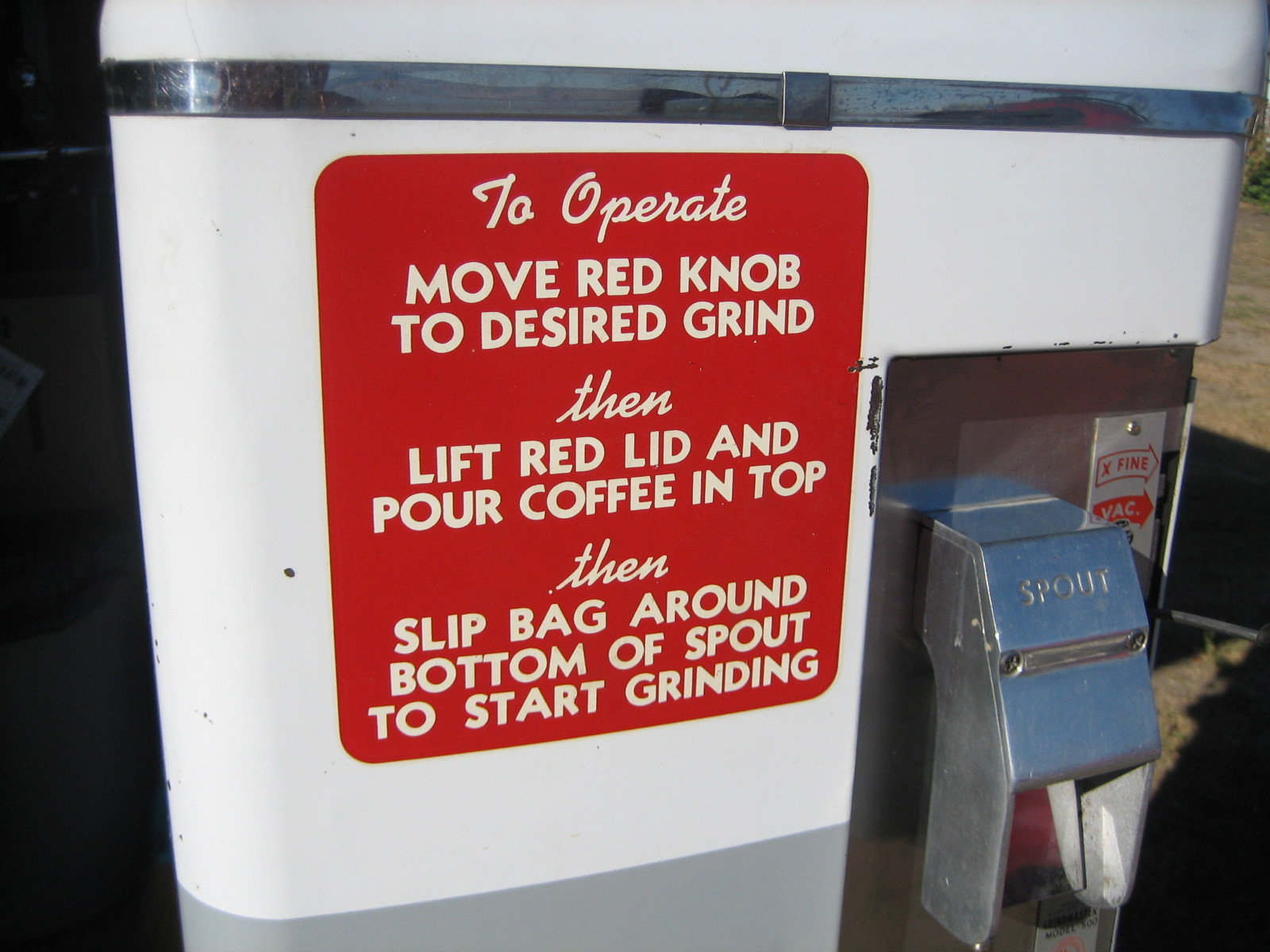 VINTAGE GRINDMASTER MODEL 500 COFFEE GRINDER