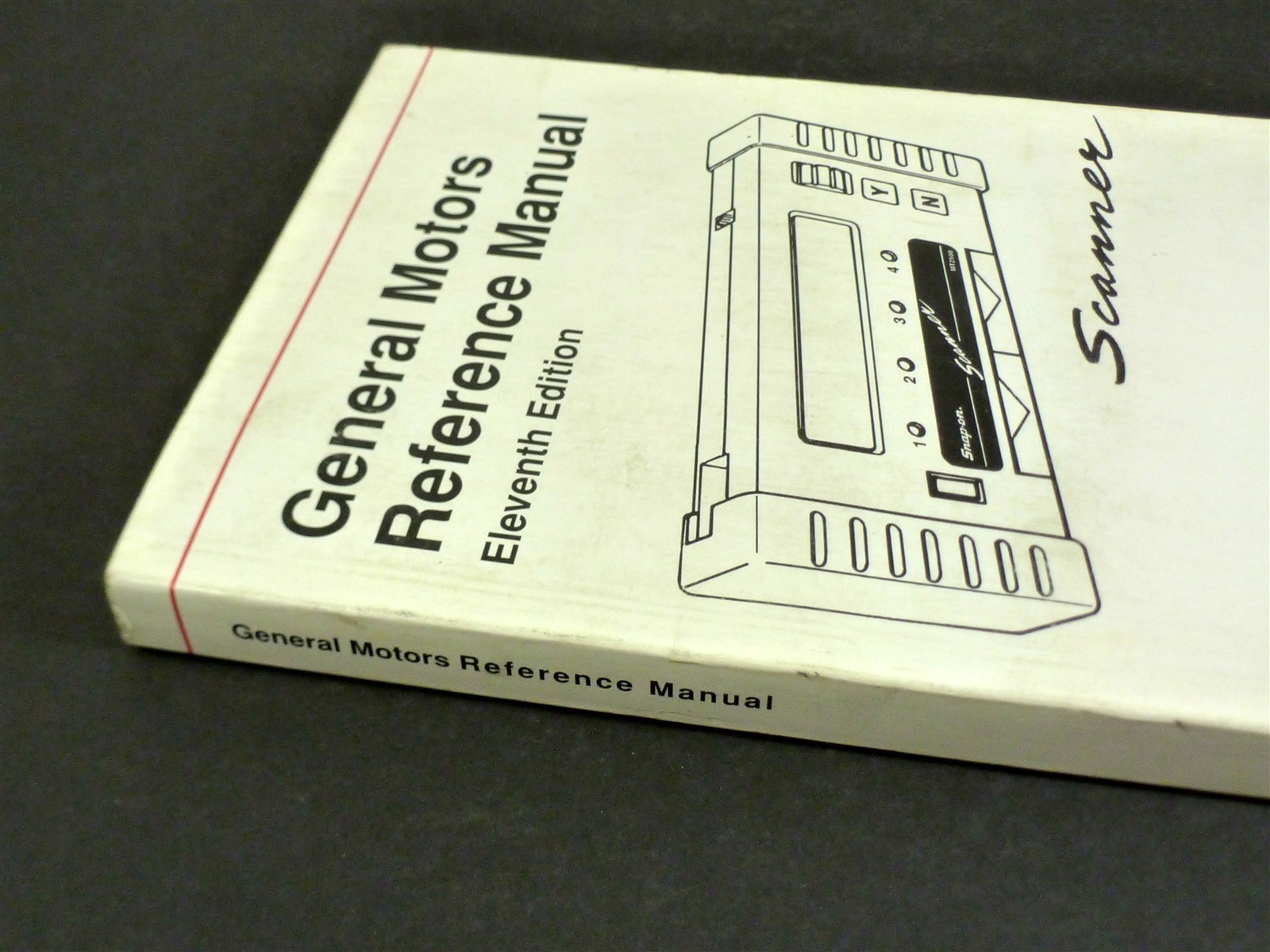 SNAP-ON General Motors Reference Manual 11th Edition Scanner