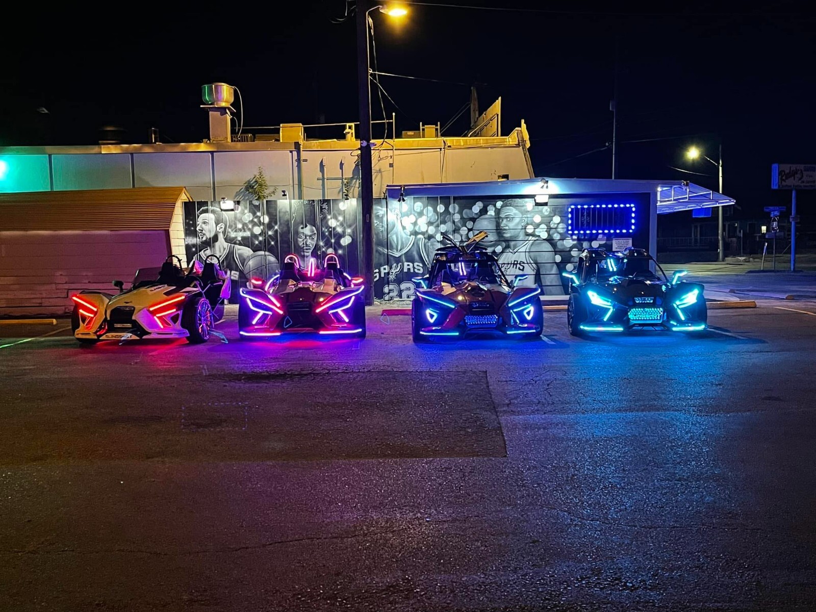 Triple Double Single Row White + RGB+ Dream Color CHASING Underglow Light Strips