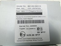 Toyota Auris ZW E150 10-12 Steuergerät Toyota Auris ZW E150 10-12 14.04.2011 861A002010 861A0-02010 CX-US0861AJ... Vorschau 2