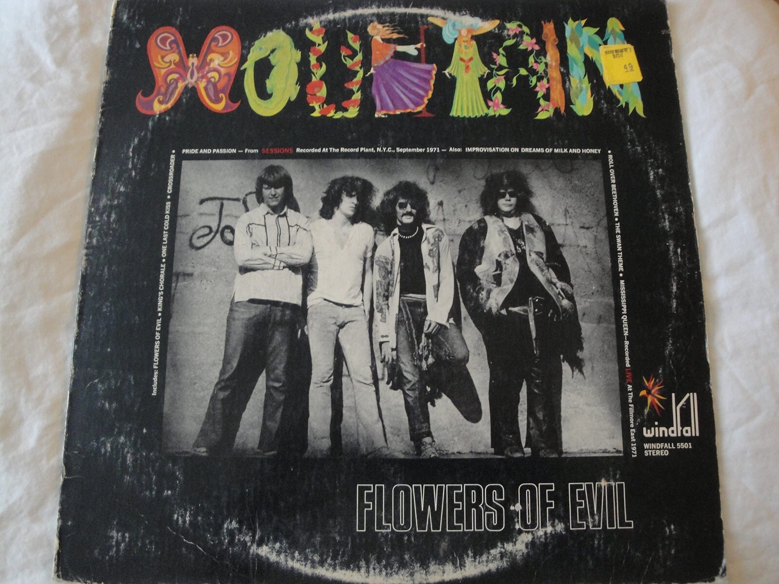 CD Mountain Flowers Of Evil SICP1781PROMO Bell Records, Windfall Records 紙ジャケ /00110 Mountain – Flowers Of Evil – Vinyl (LP, Album, Stereo), 1971
