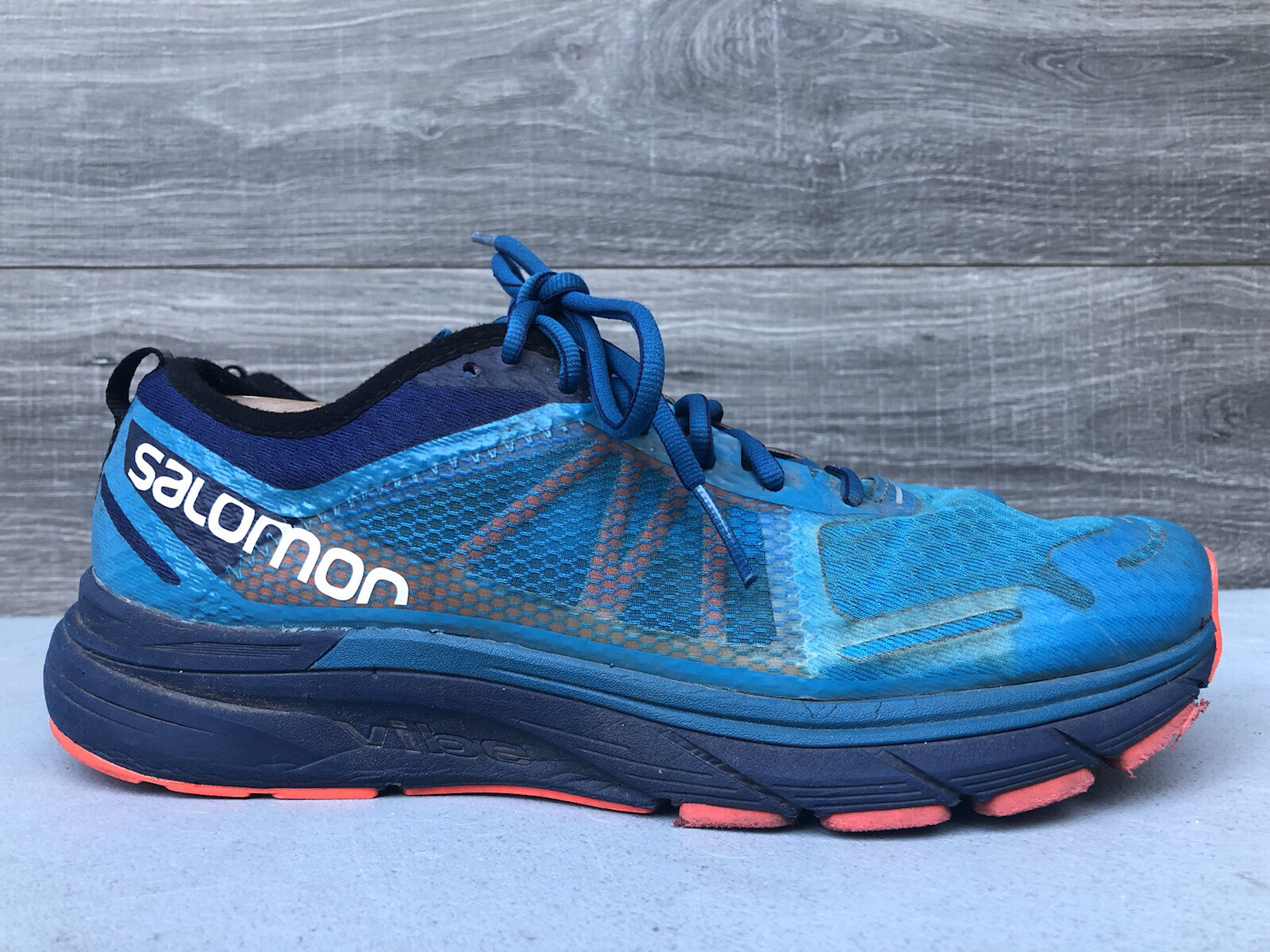 Salomon Sonic RA Max Blue Athletic Running Sneaker Shoe Men's US 11.5 /  402430: купить с доставкой из США, цена 5 320 руб - (265296875979)