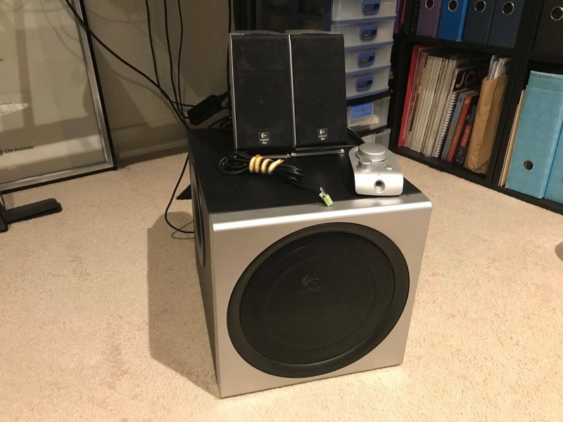 logitech 8 inch subwoofer