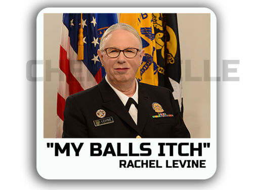 Rachel Levine Decal funny balls itch Trump sticker biden fjb