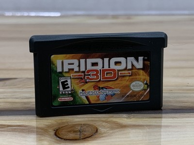 Iridion 3D Gameboy Advance GBA Game Tested Working Authentic