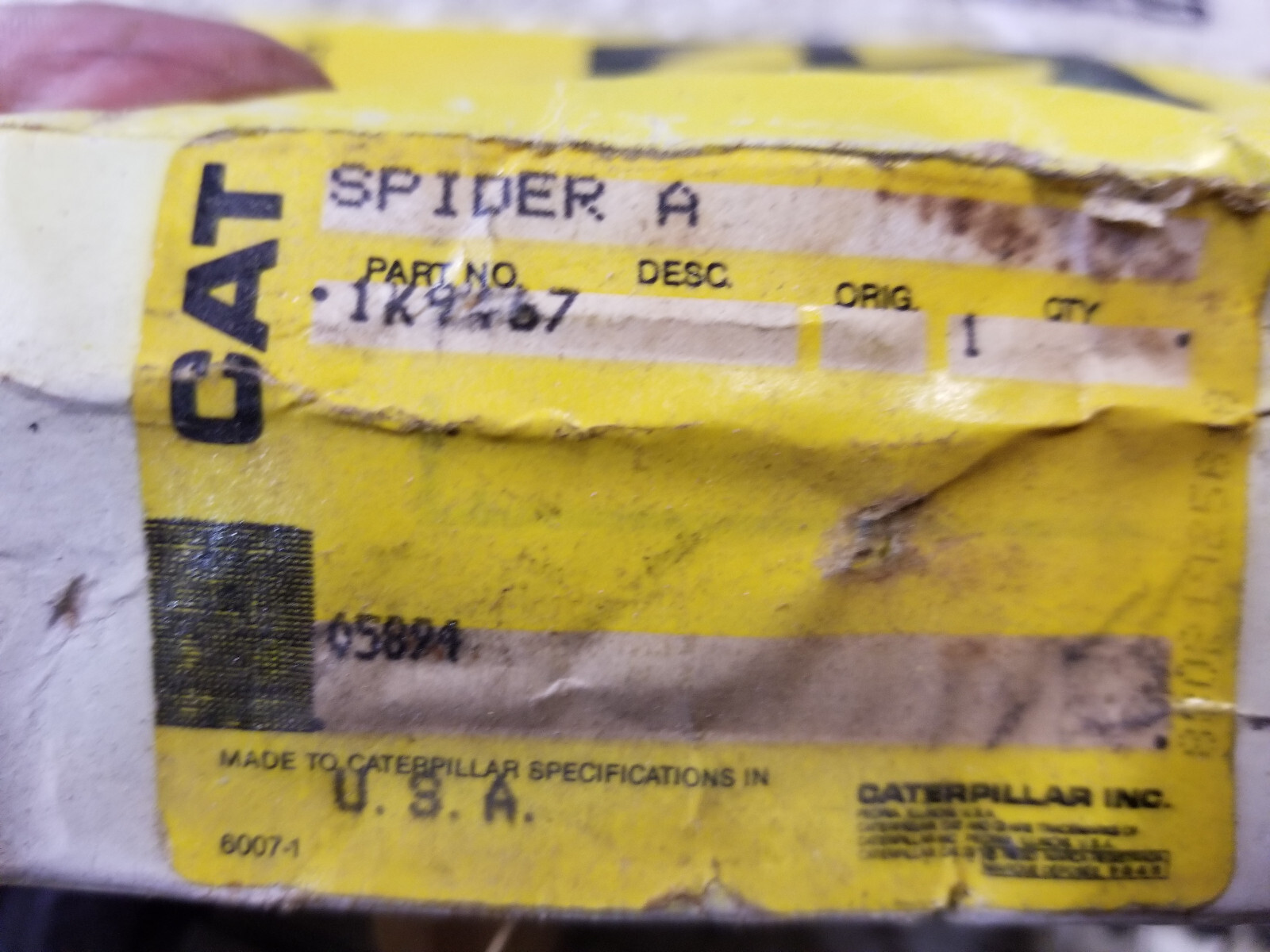CATERPILLAR 1K-9467: SPIDER A 1K9467 - Picture 3 of 3