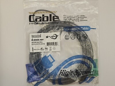 KVM Cable New IOGEAR G2L5203U USB KVM , 10ft(GS340)