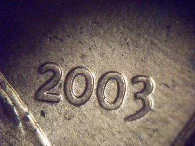2003 P WDDO 004 Doubled Die Obv  Lincoln error coin