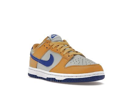 Pre-owned Nike Dunk Low Next Nature Wheat Gold Royal - Dn1431-700