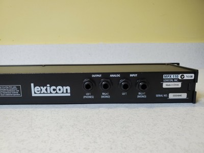 Lexicon MPX 110 Dual Channel ProcessorのeBay公認海外通販｜セカイモン