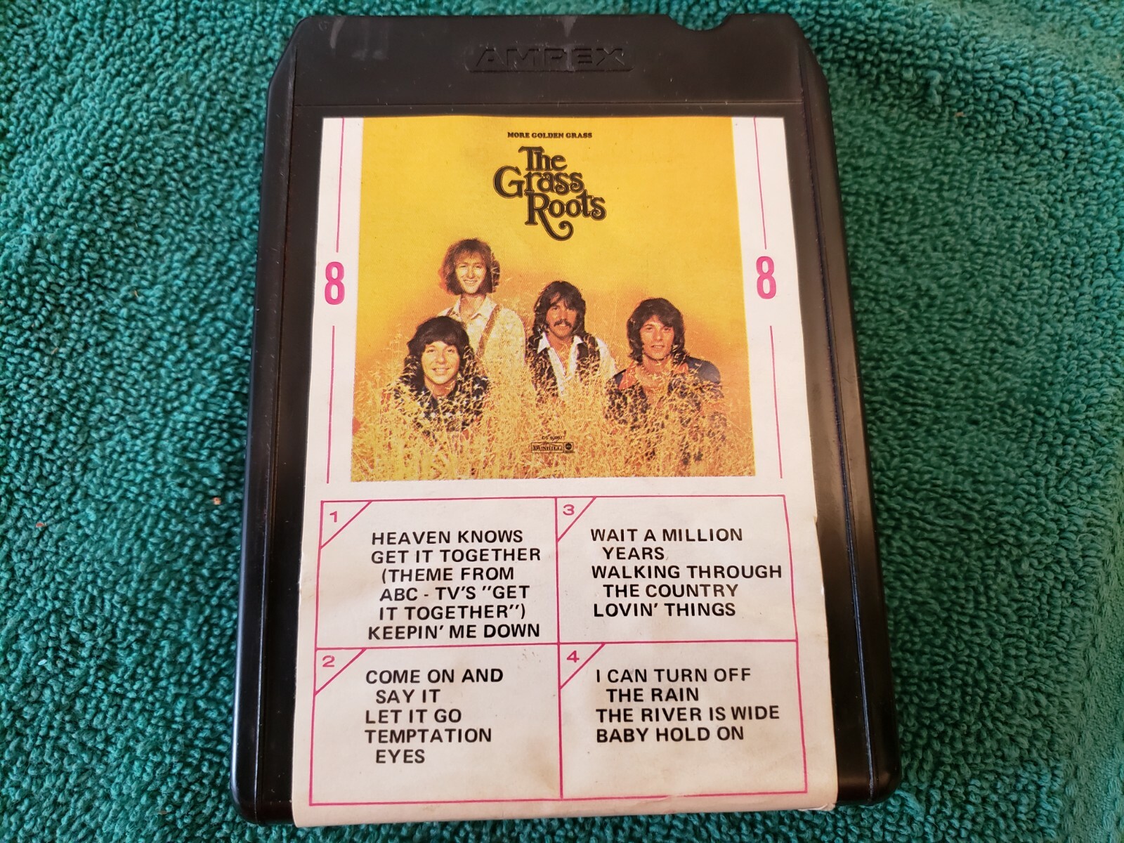 The Grass Roots- 'More Golden Grass' 8-Track (Black Case