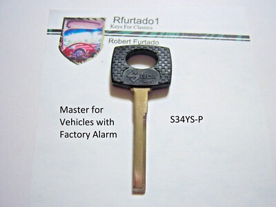 High Security Key Blank for Mercedes 190 Class D E W/Alarm (Master) C Series
