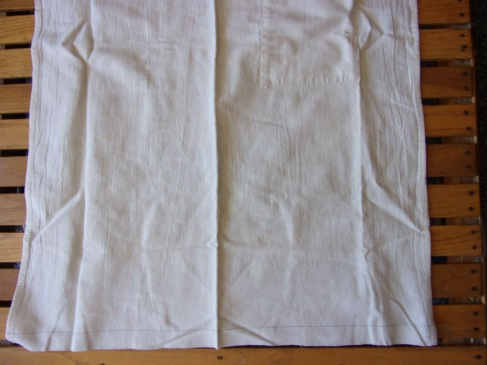 Vintage King Midas Flour Apron Butcher White Cotton