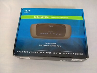 Linksys E1000 Wireless-N Router  2.4GHz Band