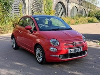 2016 Fiat 500 1.2 Lounge Euro 6 (s/s) 3dr HATCHBACK Petrol Manual