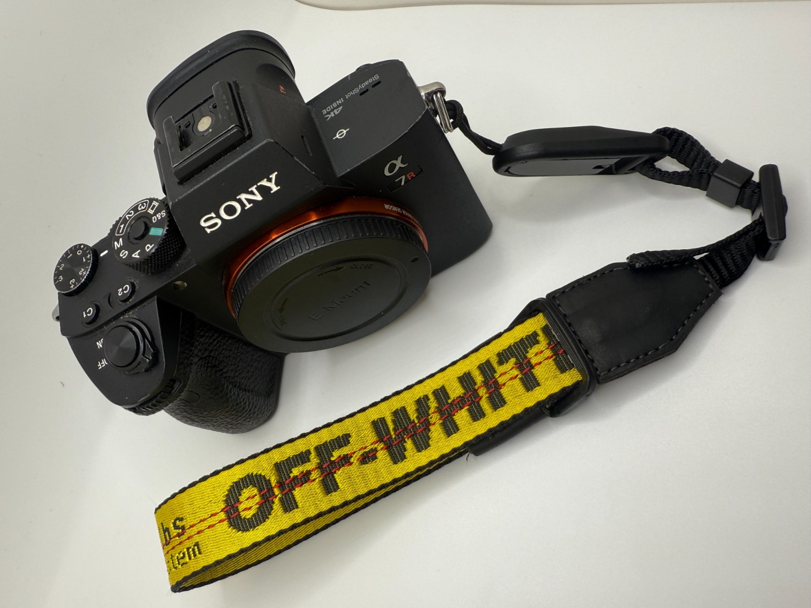 Off White Belt Camera Wrist Strap Custom 100%% Authentic