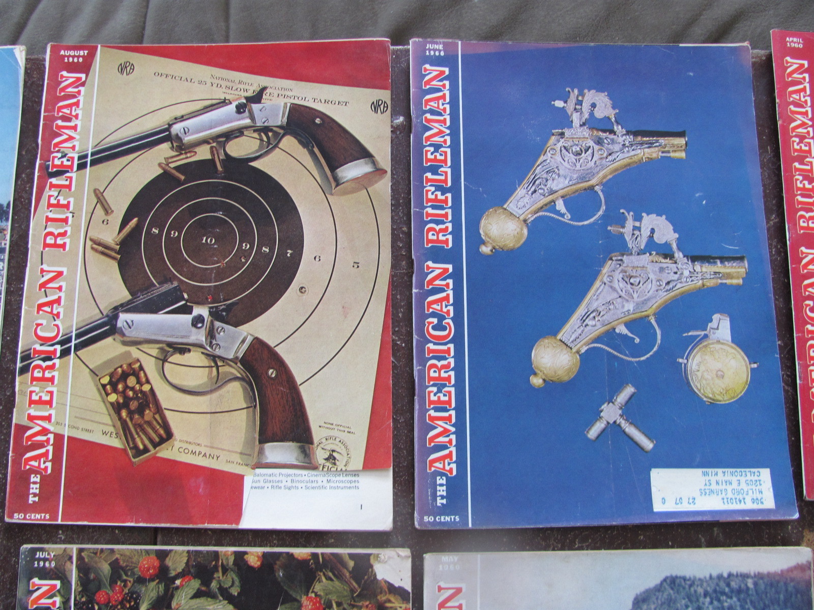 1960 Complete Year Set American Rifleman Magazine