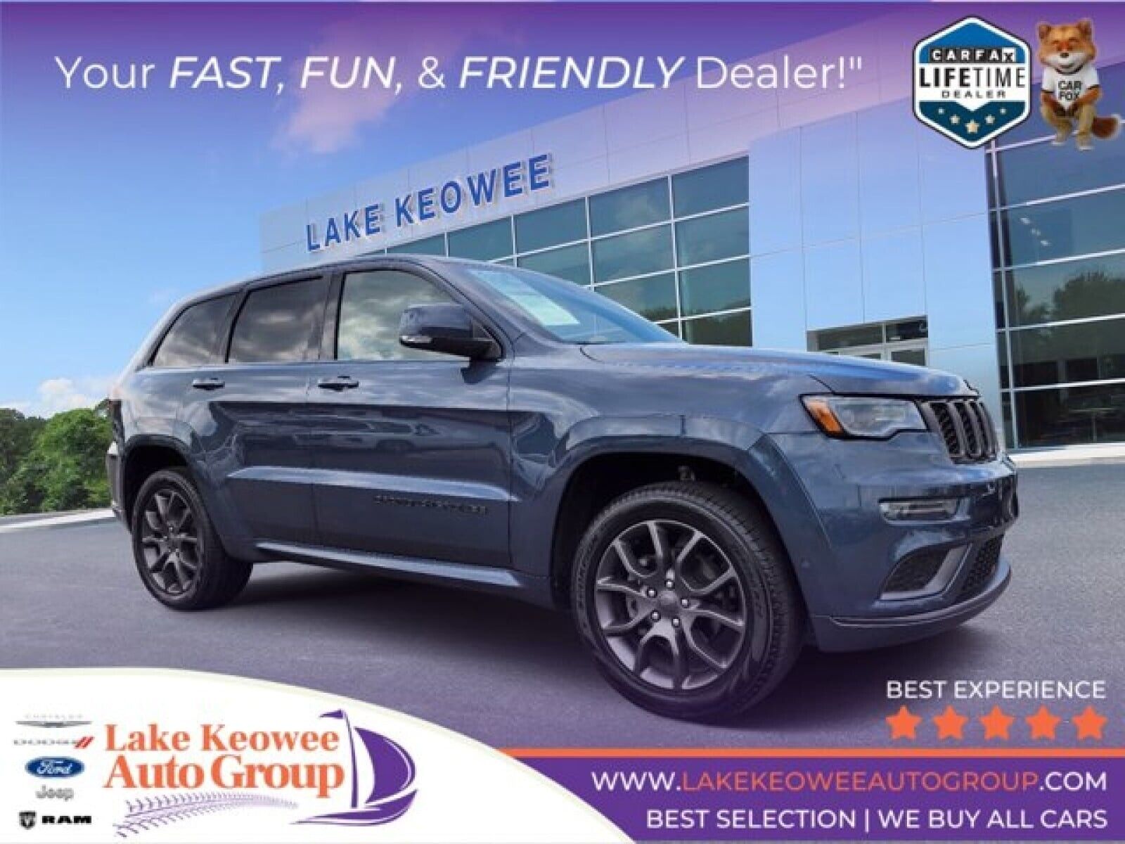 2020 Jeep Grand Cherokee, BLUE with 22162 Miles available now!