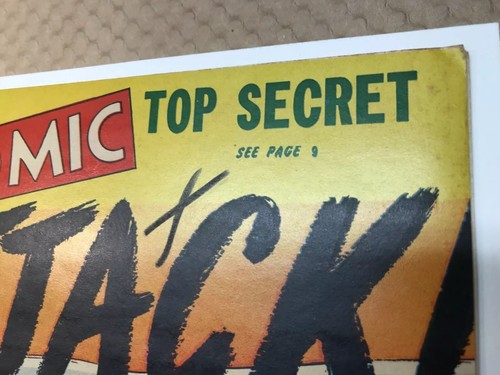 Atomic Attack #6 (1953) 7.0-7.5 OW/W Youthful War High Grade Copy!