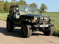 1996 Jeep Wrangler 4.0L automatic, lifted, winch, alloys, chunky tyres.