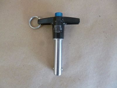 5/8'' X 2'' GRIP 17-4 STAINLESS STEEL JERGENS BALL LOCK QUICK RELEASE PIN (T HDL)