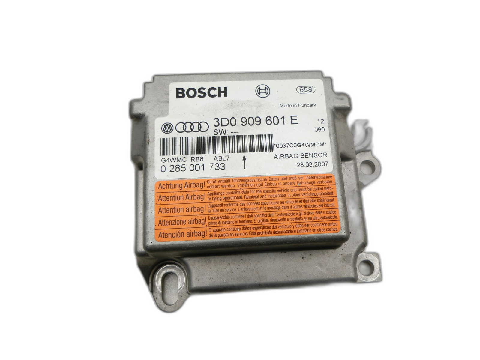 Bolsa de aire Unidad control del airbag para VW Phaeton 3D 01-07 - Bild 1