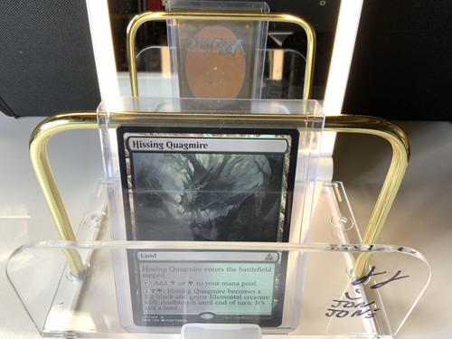Hissing Quagmire 1x FOIL OGW MTG Oath of the Gatewatch Rare MINT black green land Hissing Quagmire 1x FOIL OGW MTG Oath of the Gatewatch Rare MINT black green land