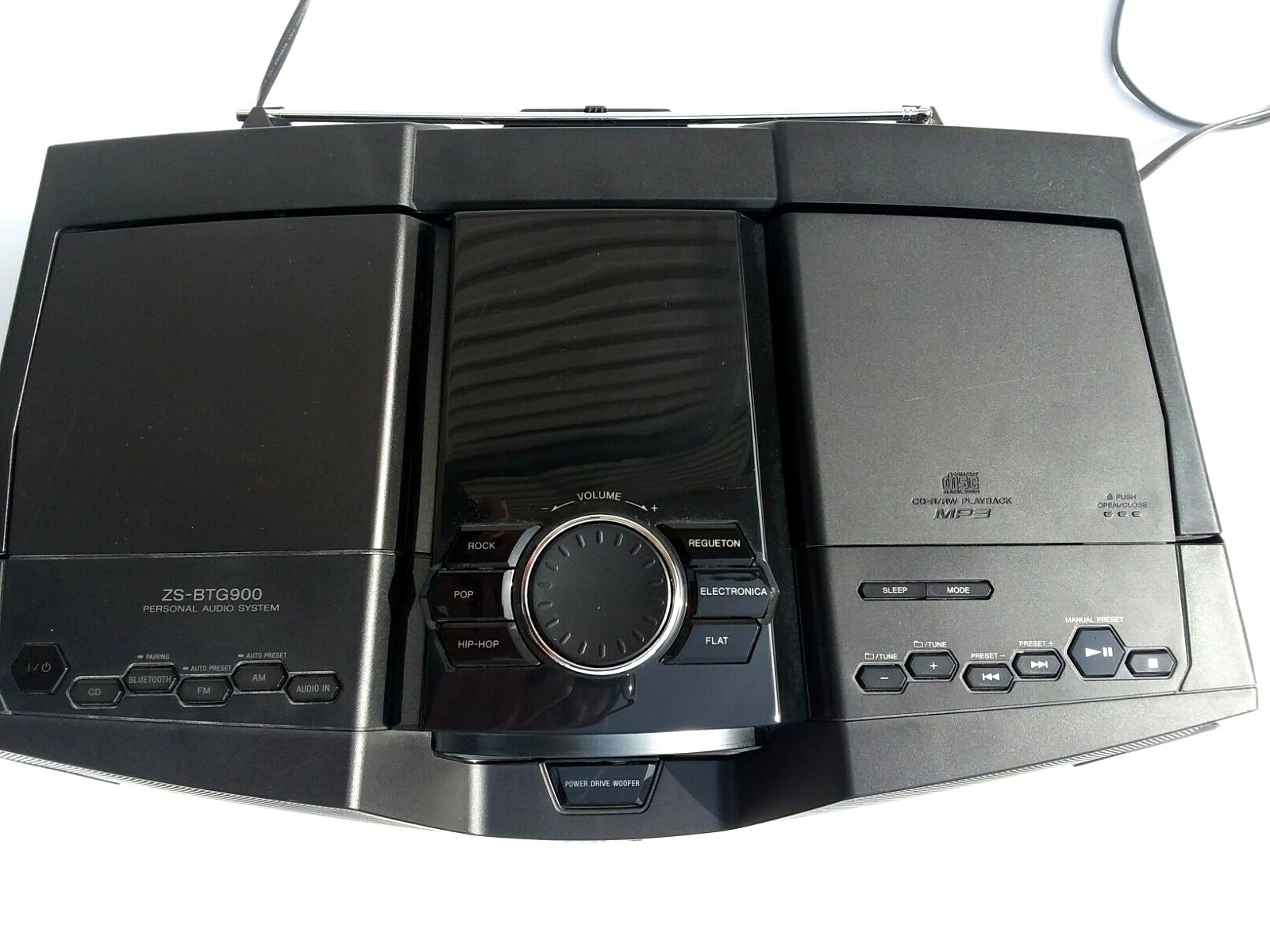 Sony ZS-BTG900 Boombox CD PlayerLine-in Jack Radio Bluetooth Red Black Complete