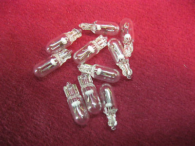  Bulb #18 Lamp Auto  Automotive Lightbulb 14V 40ma Wedge Pack of 10
