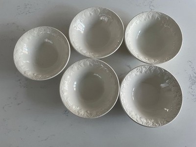 5 x BHS Barratts LINCOLN Cereal Breakfast Dessert Bowls 6.75” / 17cm VGC