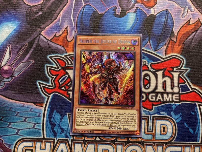 Aluber The Jester of Despia DAMA-EN006 1st Secret Rare NM Yugioh
