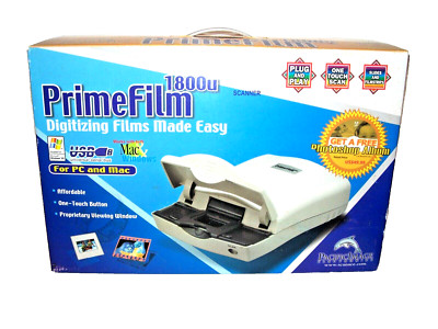 Pacific Image PrimeFilm 1800U Color Film / Slide Scanner NEW Opened Box