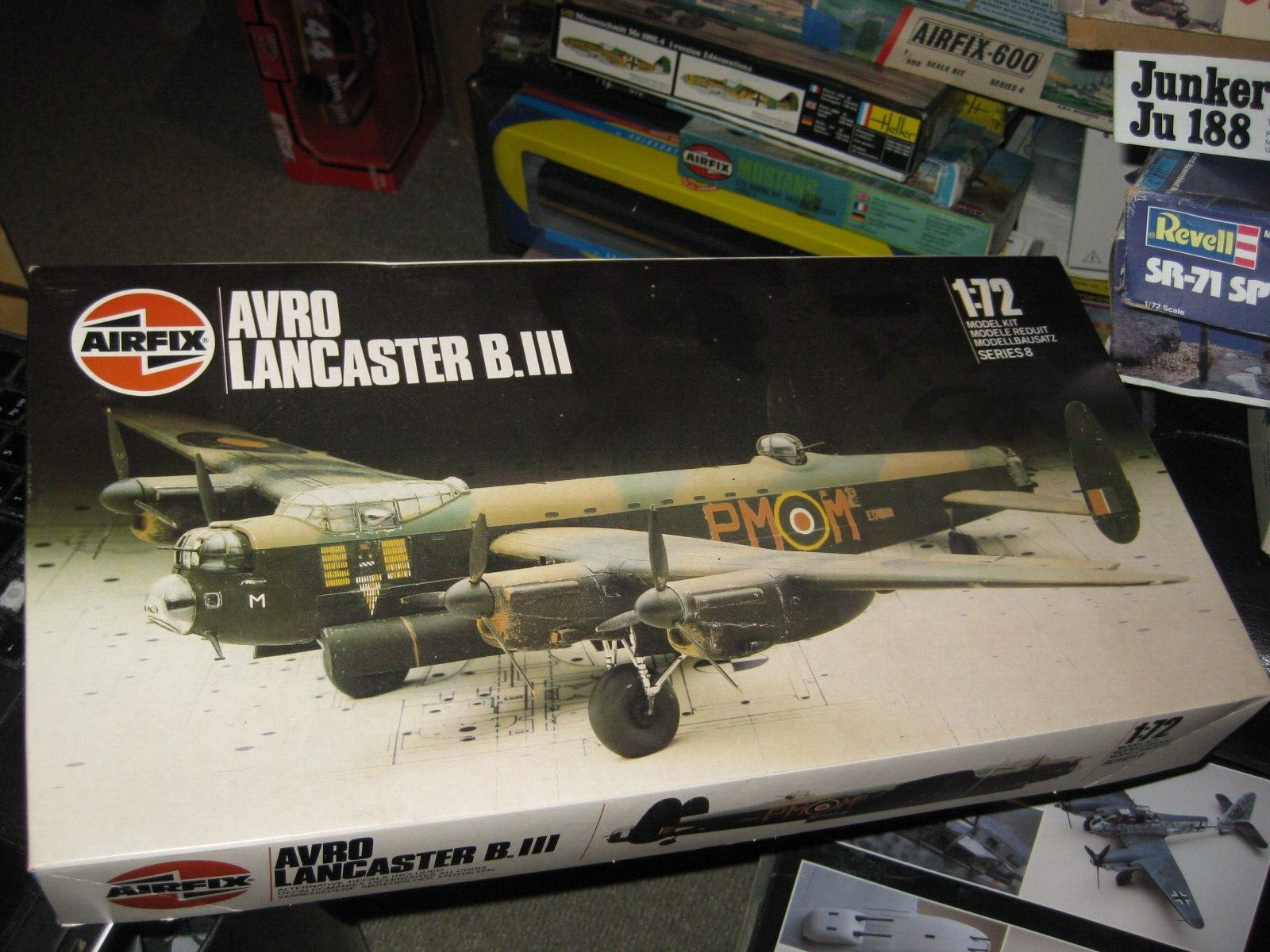 MIB Avro Lancaster B.III by Airfix in 1/72 scale from 1982 MIB Avro Lancaster B.III by Airfix in 1/72 scale from 1982
